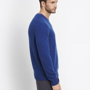 Vince men’s blue textured crew sweater